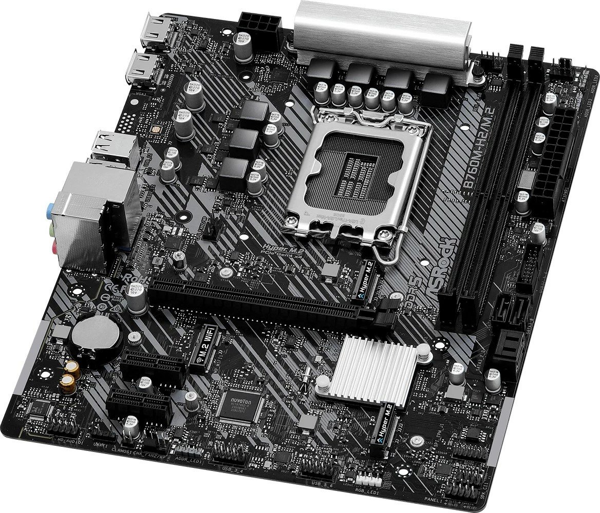 Pllakë amë ASRock B760M-H2/M.2