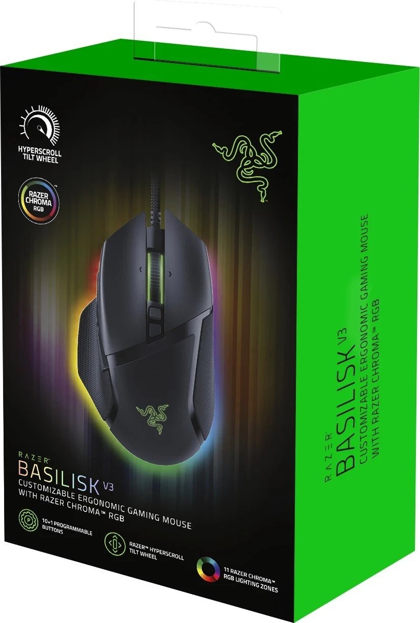 Maus Razer Basilisk V3, i zi