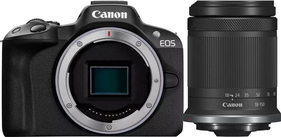 Aparat Canon EOS R50, RF-S 18-150mm F3.5-6.3 IS STM, i zi