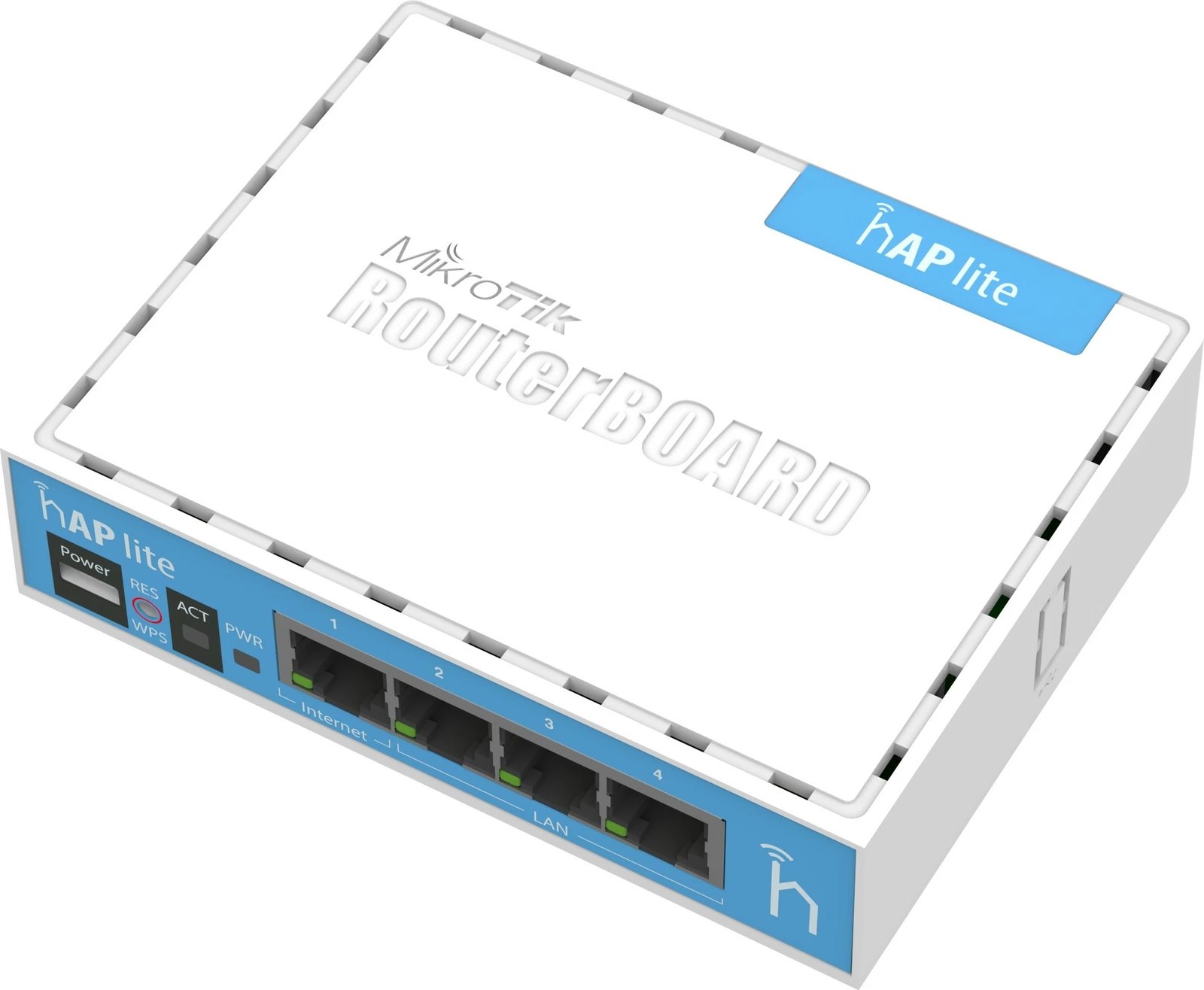 Router MikroTik hAP lite, 2.4 GHz, 10,100 Mbit/s, i bardhë