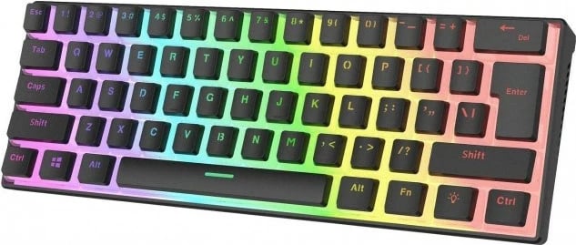 Tastierë mekanike Rampage RADIANT K11, RGB, e zezë