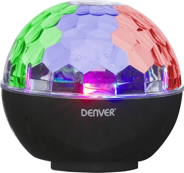 Boks Denver BTL-65MK2 me LED Disco Lampë, i zi