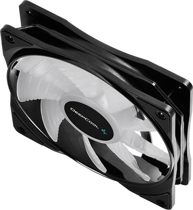 Ventilator për kasë DeepCool RF120, 12 cm, Ngjyrë e zezë, Ndriçim shumëngjyrësh