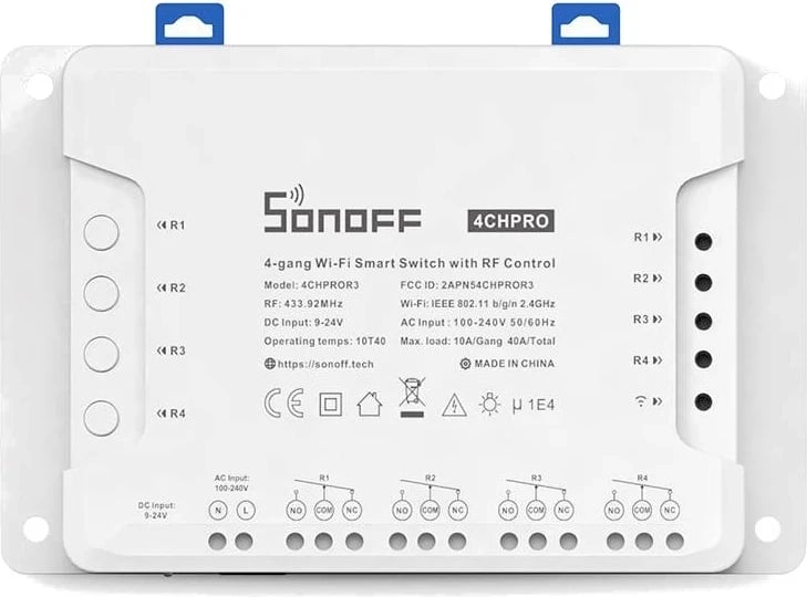 Ndërprerës i mençur Sonoff 4CH PRO R3