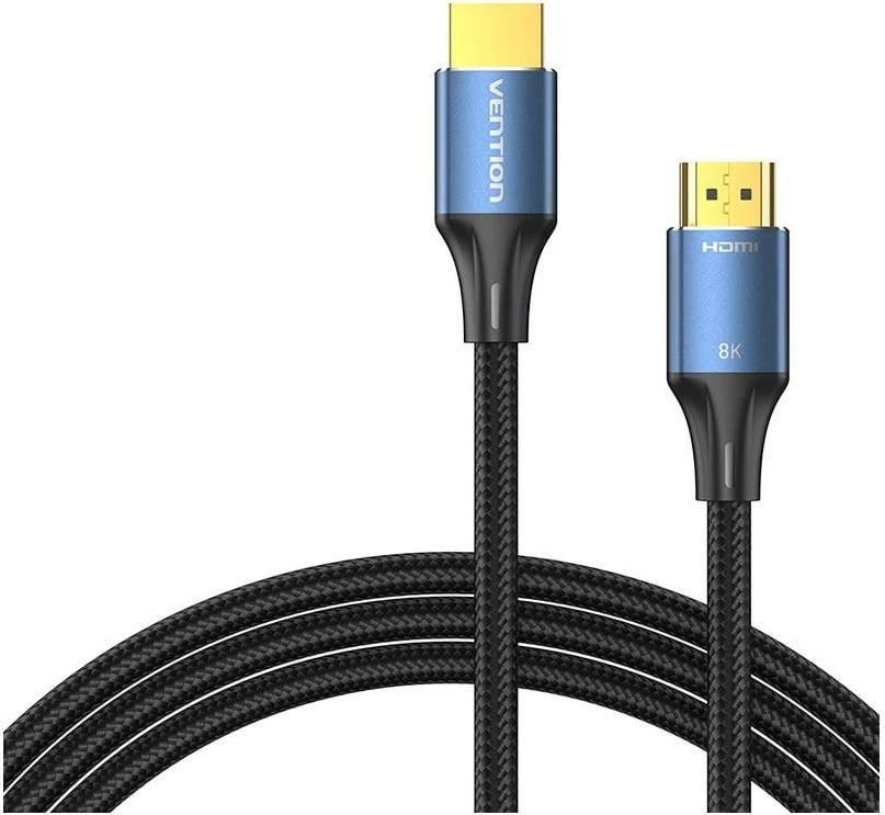 Kabel HDMI Vention HDMI/HDMI, 2m, 8K 60Hz/4K 120Hz, zi-kaltër