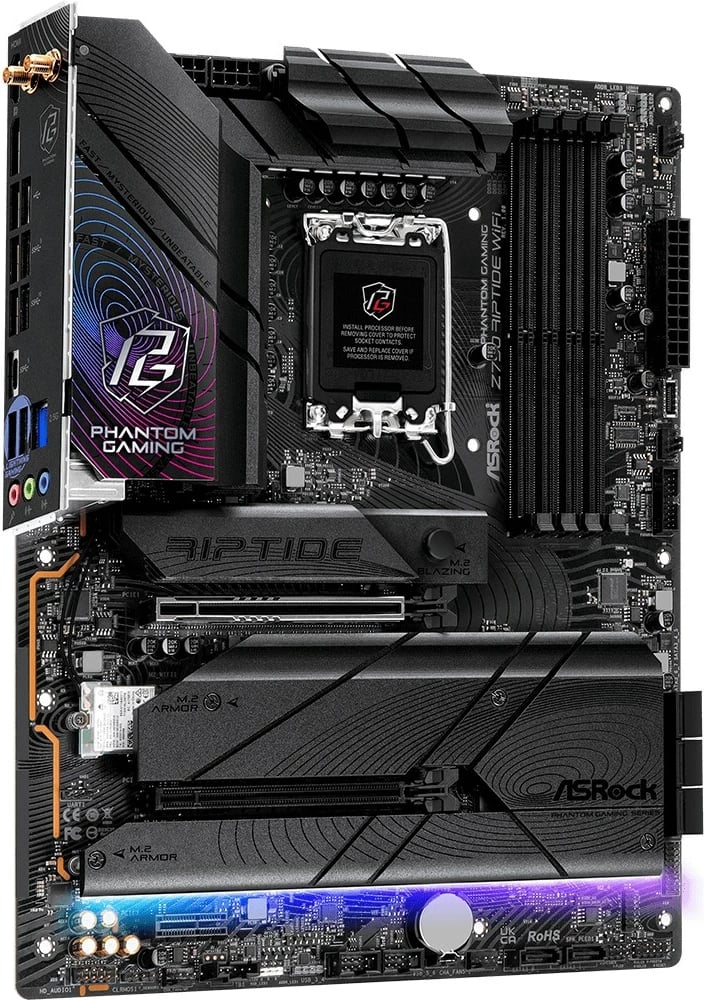 Pllakë amë Asrock Z790 Riptide WiFi Intel Z790 LGA 1700 ATX, e zezë