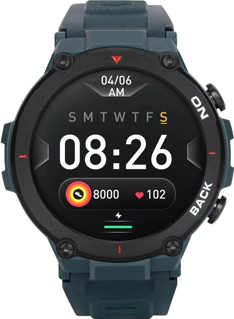 Smartwatch Garett GRS, 128 MB, 2 RAM, i gjelbër