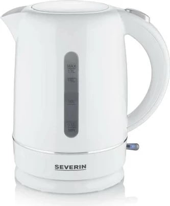 Çajnik elektrik Severin WK 4325, 1.7L, 2200W, bardhë