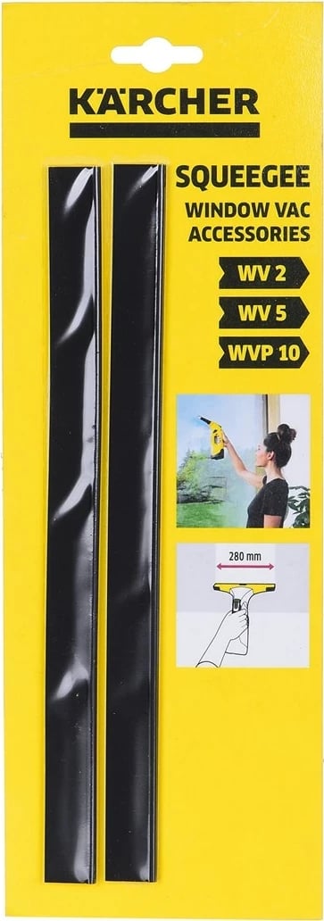 Sfungjer për pastrues dritaresh KARCHER WV, 280mm, i zi