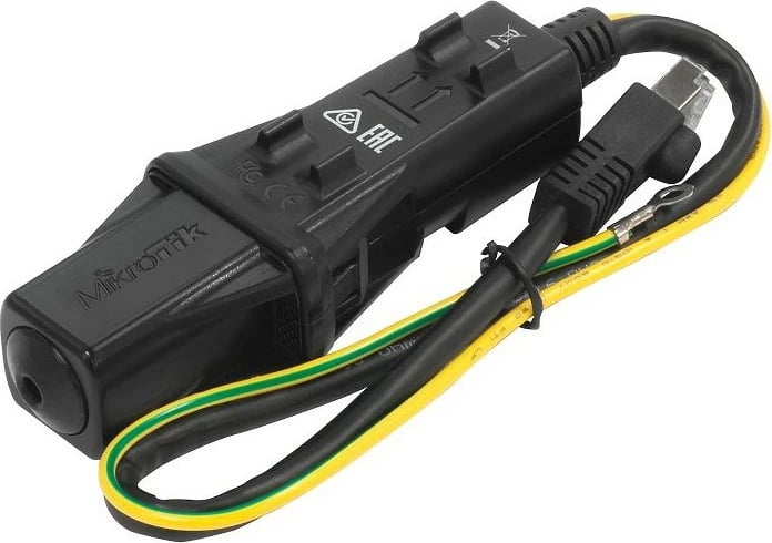 Surge Protector MikroTik RBGESP, 1 port, -40 - 70 °C, Black