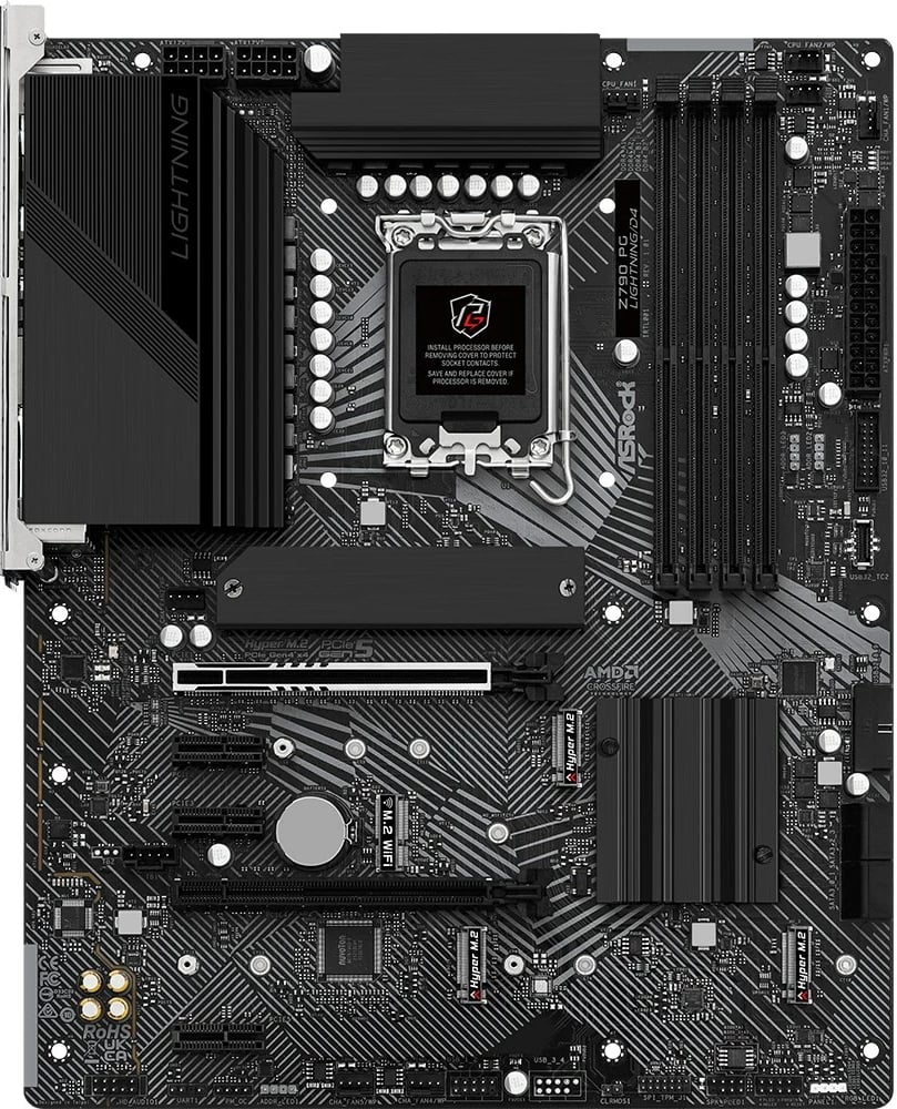 Pllakë amë Asrock Z790 PG Lightning/D4 Intel Z790 