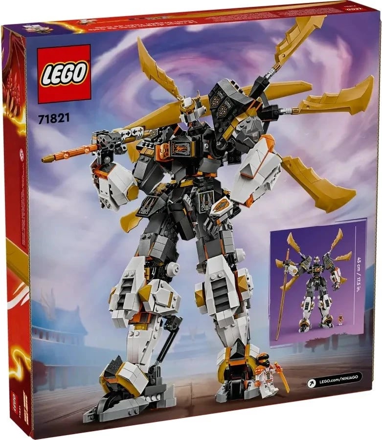 Set LEGO NINJAGO 71821 Cole's Titan Dragon Mech