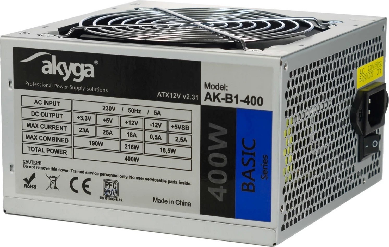 Burim energjie Akyga Basic AK-B1-400, 400W