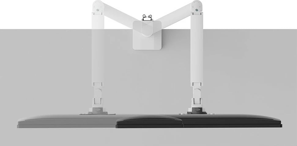 Krah monitori Neomounts DS70-250WH1, Clamp/Grommet, 9 kg, 43.2 cm (17"), 88.9 cm (35"), 100 x 100 mm, Bardhë