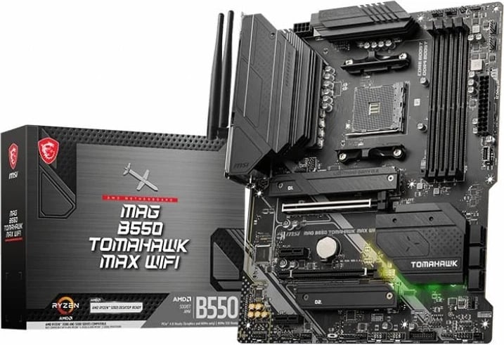 Pllakë amë MSI MAG B550 TOMAHAWK MAX WIFI, Socket AM4, ATX