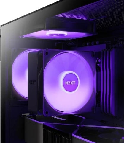 Kasë NZXT H5 Flow RGB, Midi Tower, pa furnizim, 1 x USB 3.1, 1 x USB-C 3.1, audio, e zezë