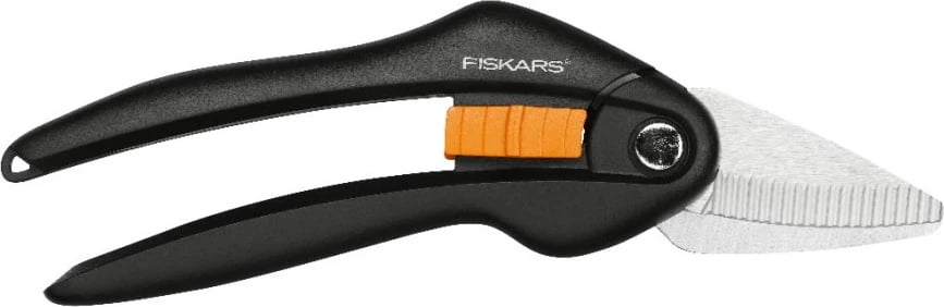 Gërshërë universale Fiskars SP28, zezë/ portokalli