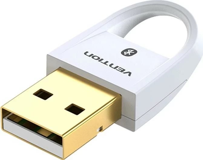 Adapter USB Bluetooth 5.0 Vention, i bardhë