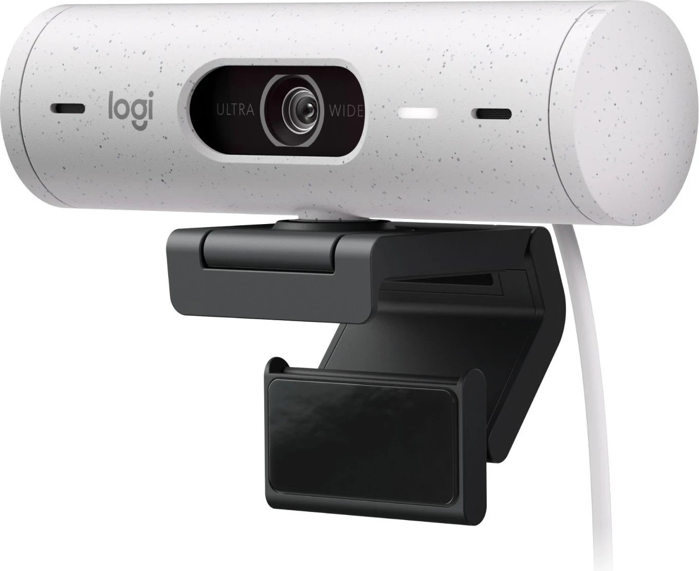 Kamerë webcam Logitech Brio 500, 1080p HDR, e bardhë
