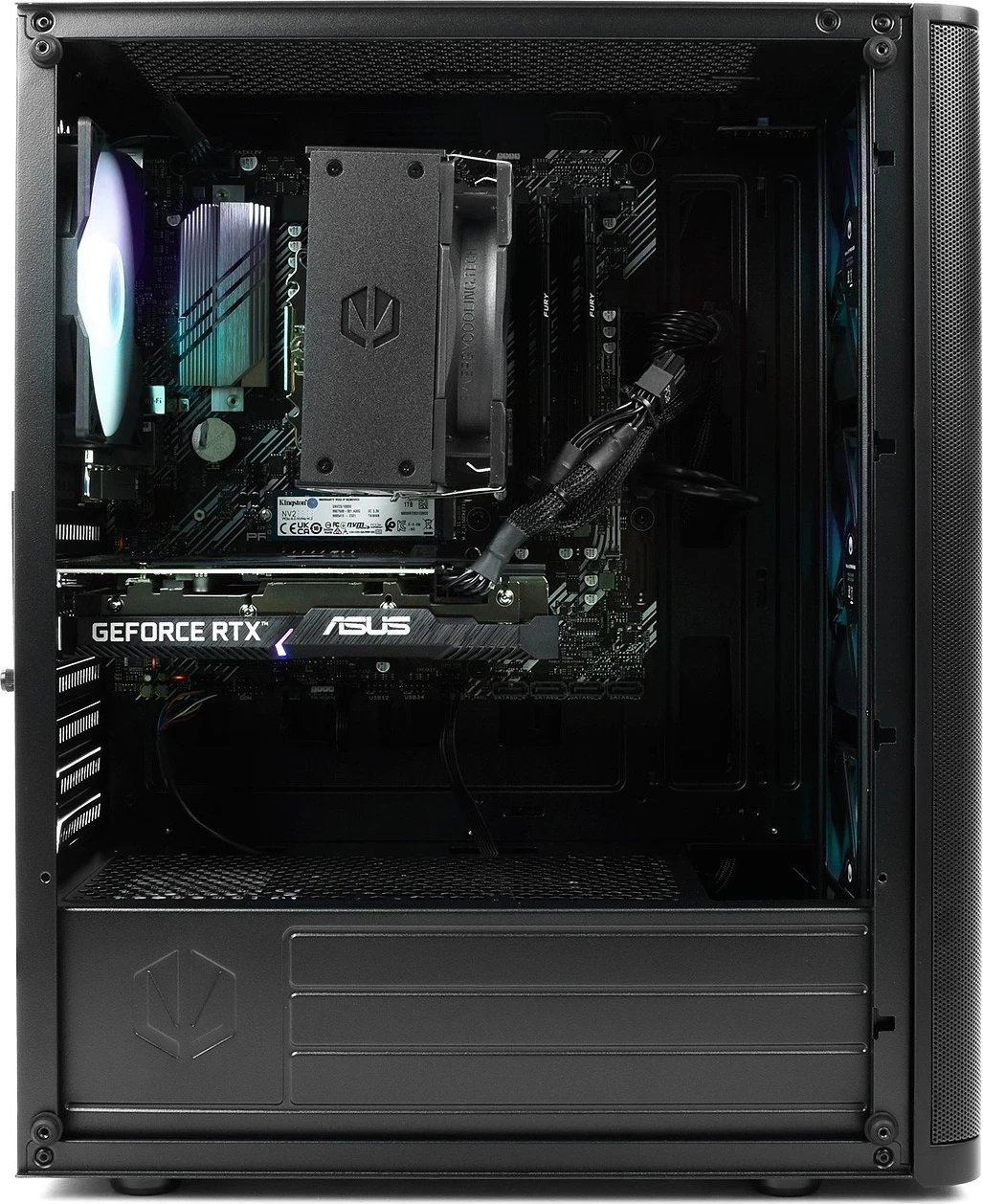 Kompjuter Infinity R550 [EX08], Ryzen 5, RTX 3060, 32GB RAM, 1TB SSD, zi