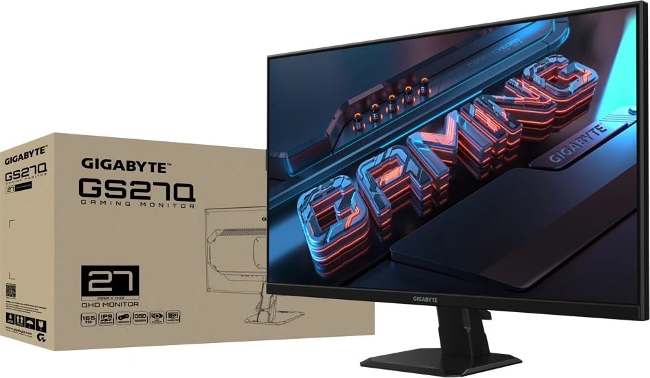 Monitori Gigabyte GS27Q, 27 inç, Quad HD, LCD, i zi