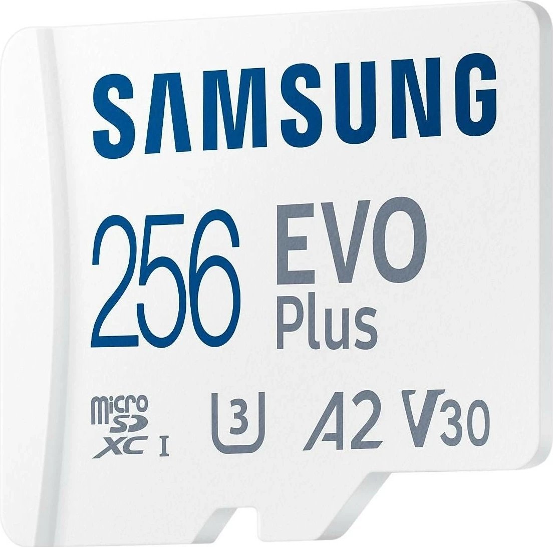 Kartelë memorie Samsung EVO PLUS microSDXC 256GB UHS-I U3, Adapter SD