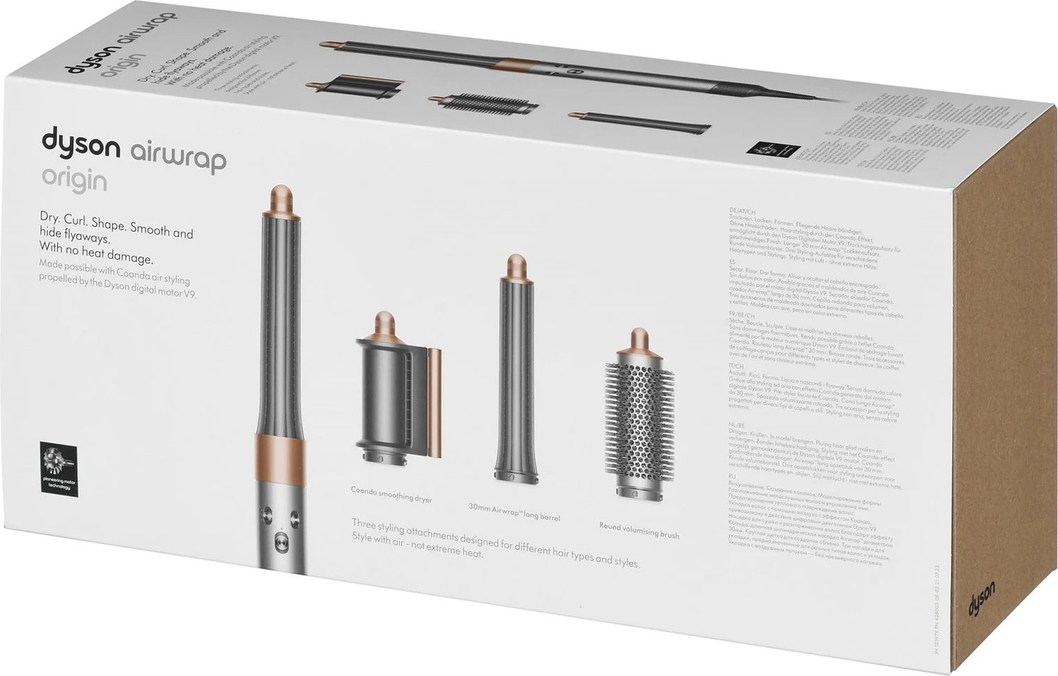 Multistyler Dyson Airwrap Origin, 1300 Watt, Nikel-Bakër