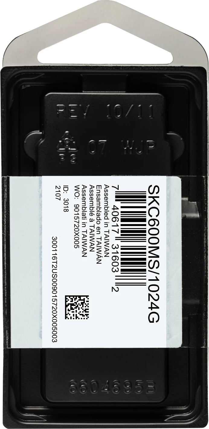 SSD Kingston KC600 1024G, mSATA