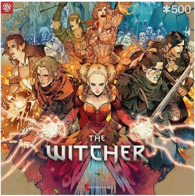 Puzzle lojërash Cenega Publishing The Witcher Scoia'tael, 500 copa, Shumëngjyrësh