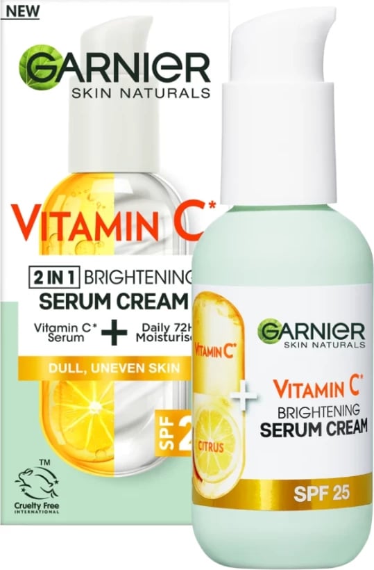 Krem Garnier Vitamin C 2in1 Brightening Serum Cream SPF 25, 50 ml