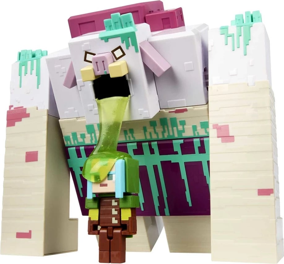 Set figurash Minecraft Legends Devastator, MATTEL, shumëngjyrësh