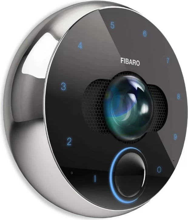 Interkom Z-Wave shumë qëllimor Fibaro FGIC-002, i zi