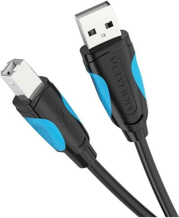 Kabel USB 2.0 Vention USB-A/USB-B, 3m, zi-kaltër