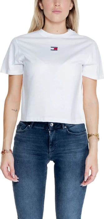 Maicë për femra Tommy Hilfiger Jeans, e bardhë