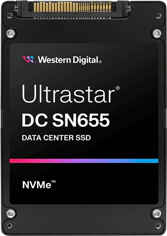 SSD Western Digital Ultrastar DC SN655, 3.84 TB PCI Express 4.0