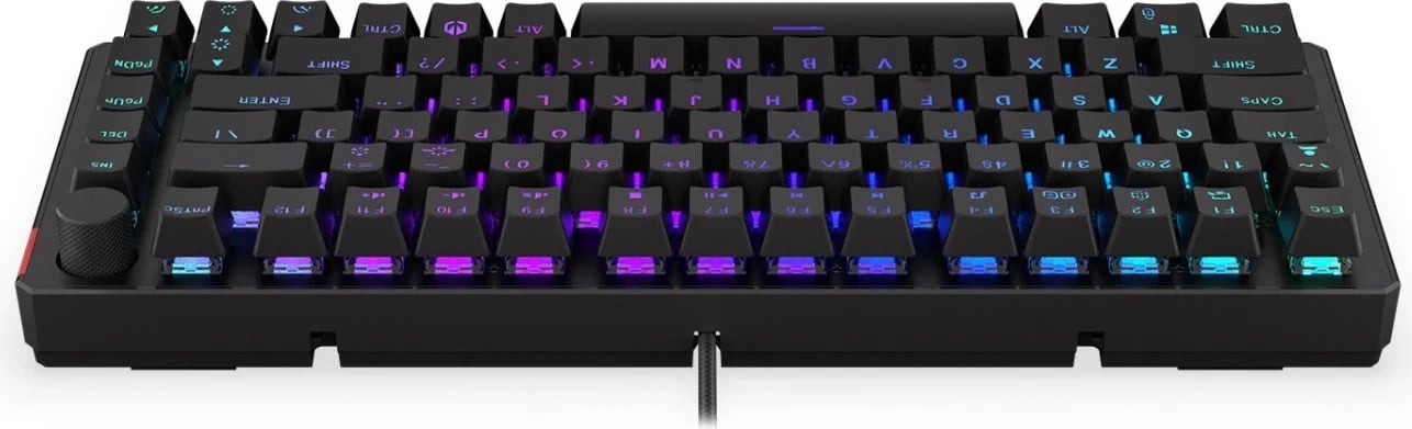 Tastierë mekanike Endorfy Thock 75% RGB, Kailh Red, e zezë