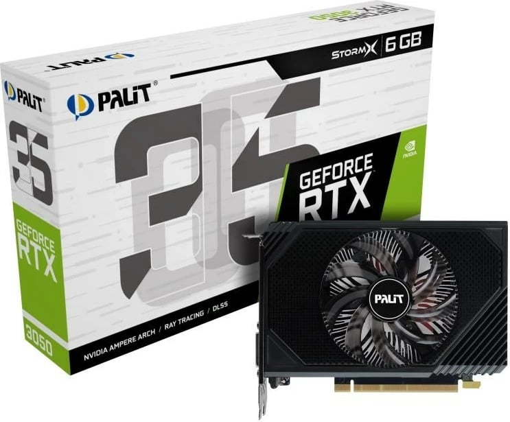 Kartelë grafike Palit RTX 3050, 6GB GDDR6