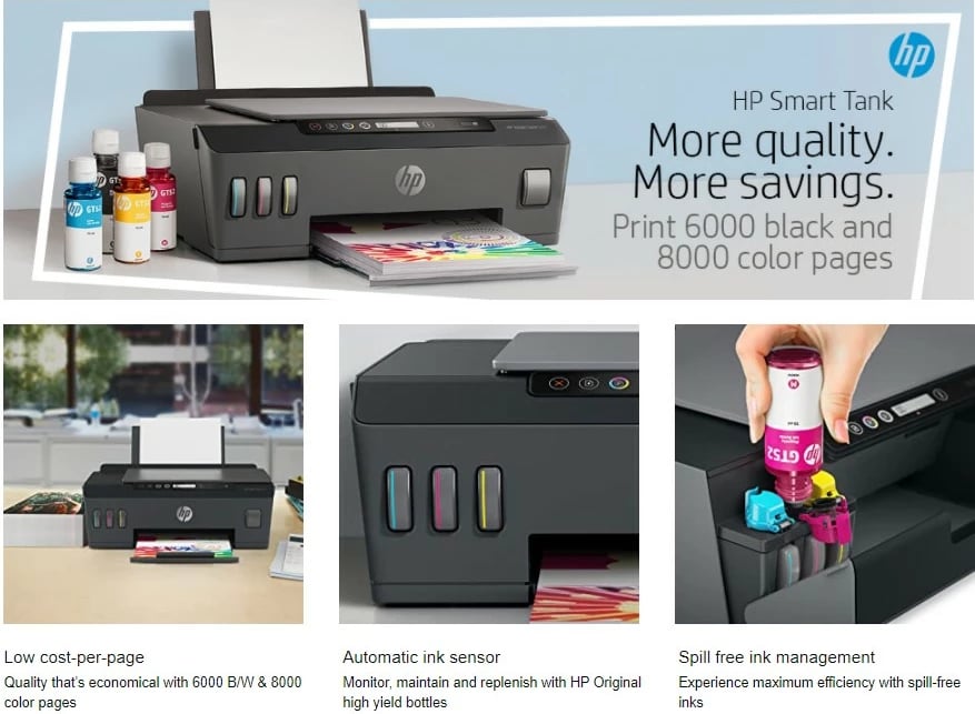 Printer HP Smart Ink Tank 500 AiO