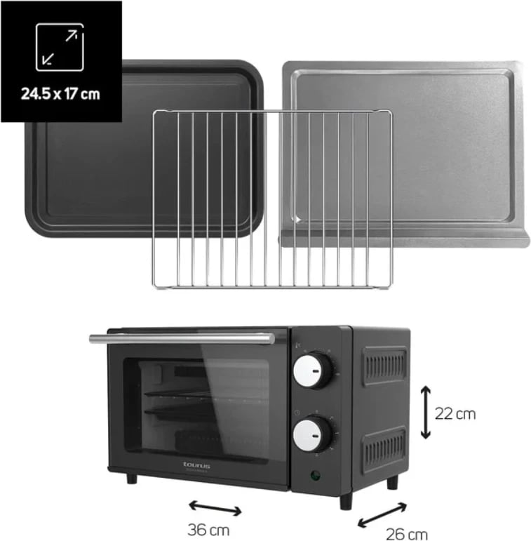 Furrë e vogël Taurus Horizon 10, e zezë