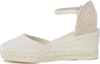 Këpucë për femra Espadrilles, të bardha 