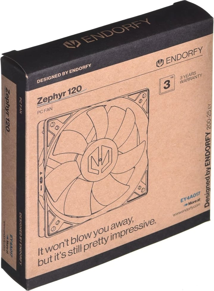 Ftohës Endorfy Zephyr, 120mm, i zi 