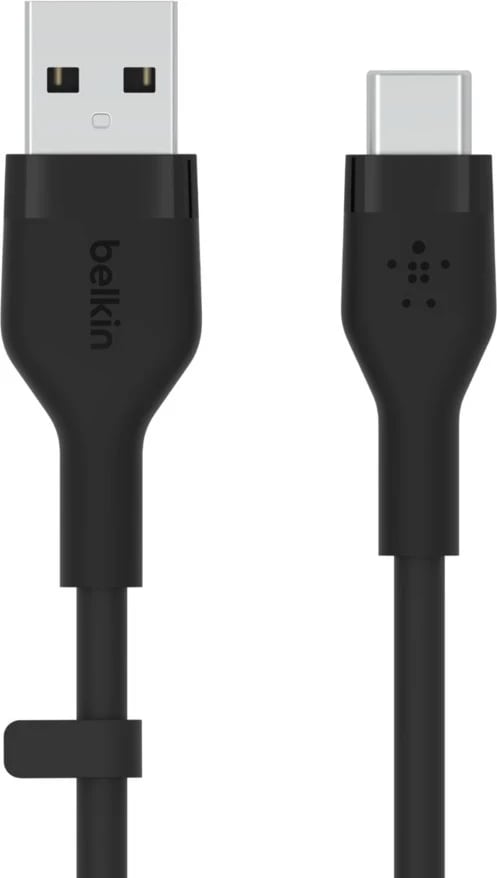 Kabllo Belkin BOOST↑CHARGE Flex, USB 2.0, USB A në USB C, 3m, e Zezë