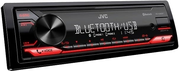 Radio për veturë JVC KDX-282BT e kuqe