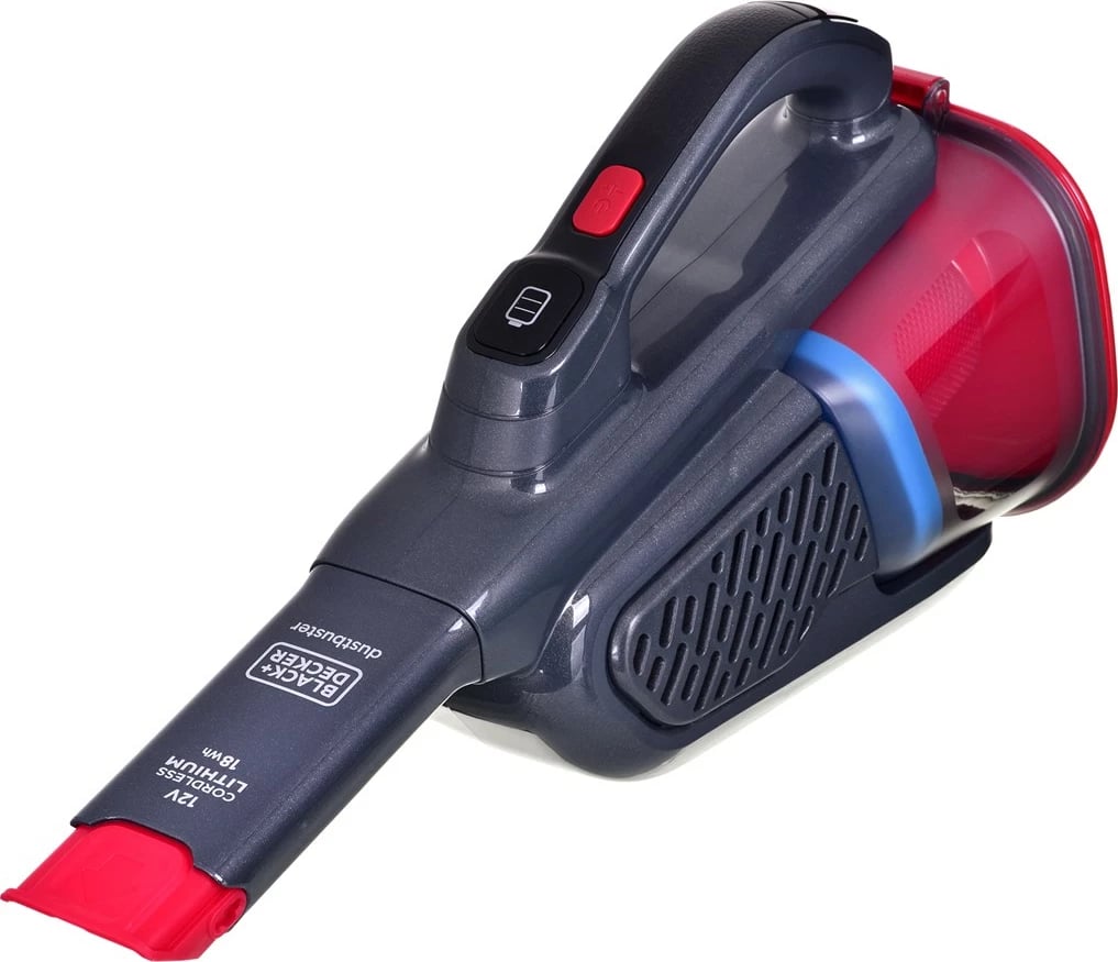 Fshesë dore me bateri BLACK+DECKER Dustbuster BHHV315B, 12 V, e kuqe/hiri