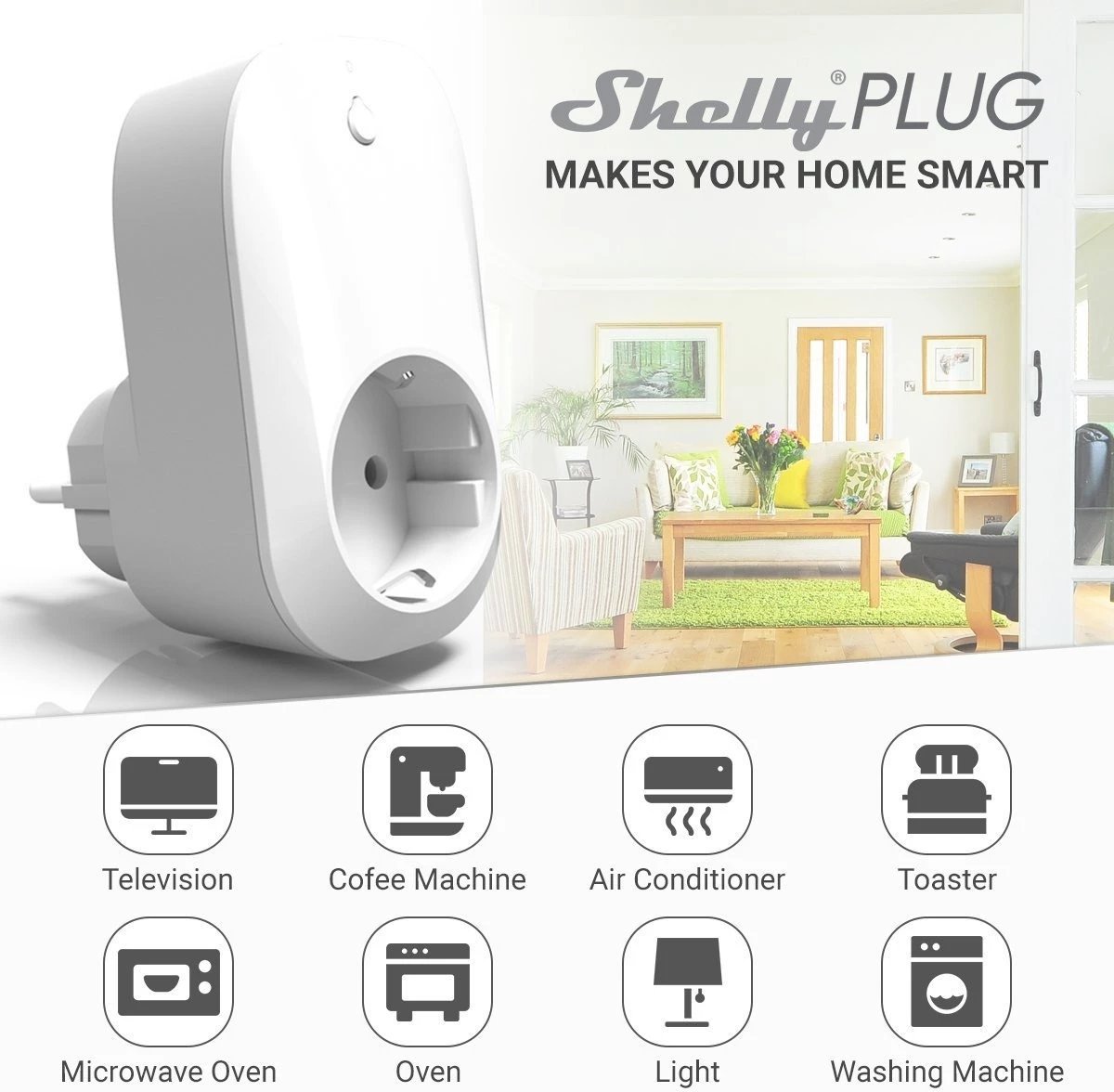 Prizë inteligjente Shelly Smart Home