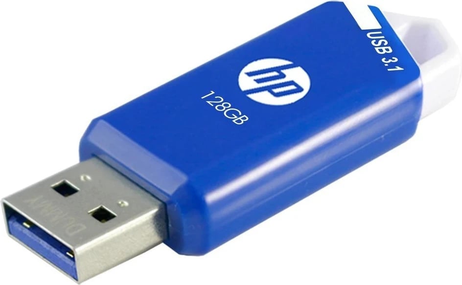 Disk PNY HP Pendrive, 128GB, USB 3.1, 755W, i kaltër 