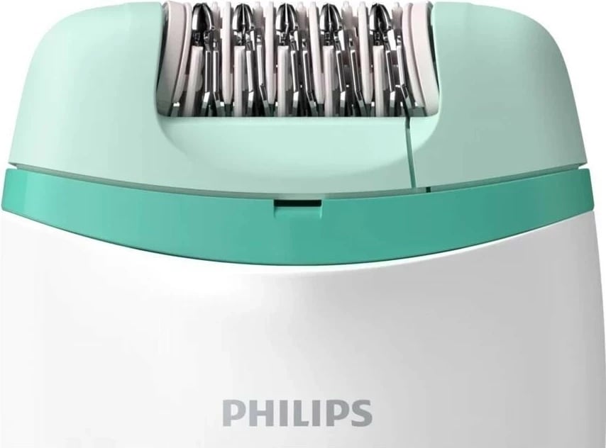 Epilator Philips Satinelle Essential BRE245/00, bardhë-gjelbër