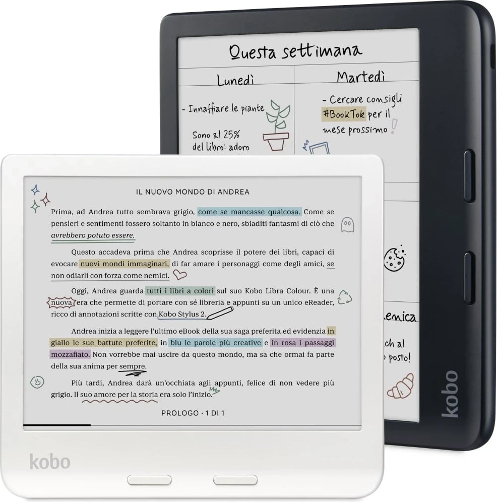 Lexues e-book KOBO Libra, 7", 32 GB, Wi-Fi, I zi