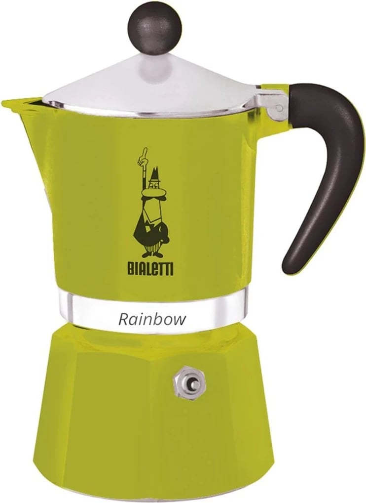 Kafexhoni Bialetti Rainbow 0.27 L, Jeshil