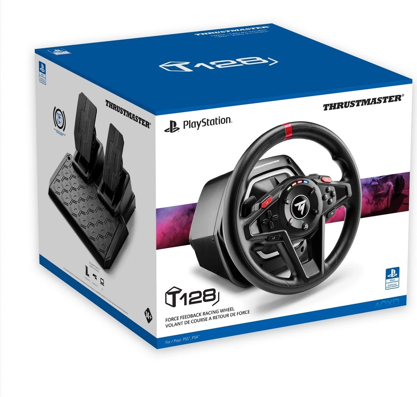 Set timon dhe pedale Thrustmaster T128, (PC, PS4,PS5)